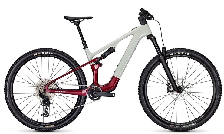 Elektrobicykel Focus VAM² SL 8.7 Lightgrey Glossy/Mahagonyred Glossy 2025