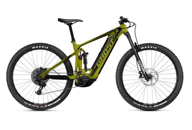 Elektrobicykel Ghost E-Riot Trail CF Advanced Kiwi Green/Midnight Black 2021