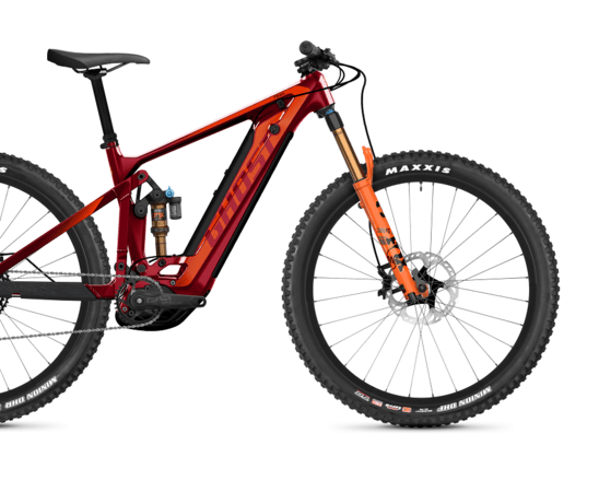 Elektrobicykel Ghost E-Riot Trail CF Pro Dark Red/Orange 2021
