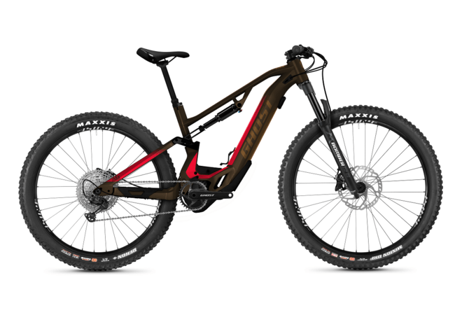 Elektrobicykel Ghost ASX Essential 130 Chocolate/Red 2021