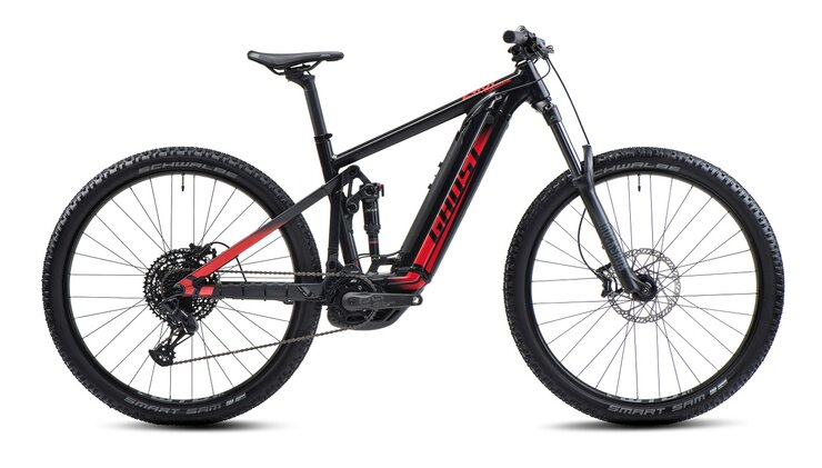 Elektrobicykel Ghost E-Riot Trail Essential Black/Red 2022