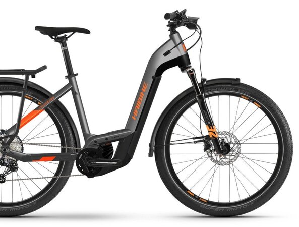 Elektrobicykel Haibike Trekking 10 Low Titan/Lava Matt 2022