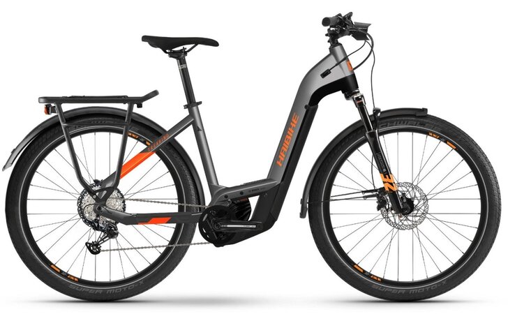 Elektrobicykel Haibike Trekking 10 Low Titan/Lava Matt 2022