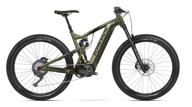 Elektrobicykel Kross Soil Boost 2.0 630 Green/Black 2021