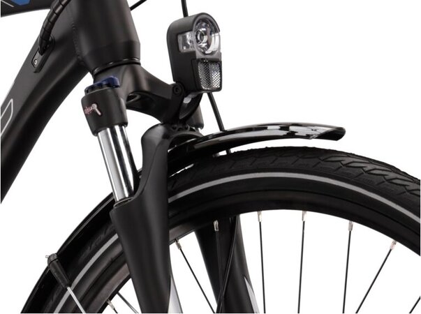 Elektrobicykel Kross Trans Hybrid Black/Blue/Silver 2021