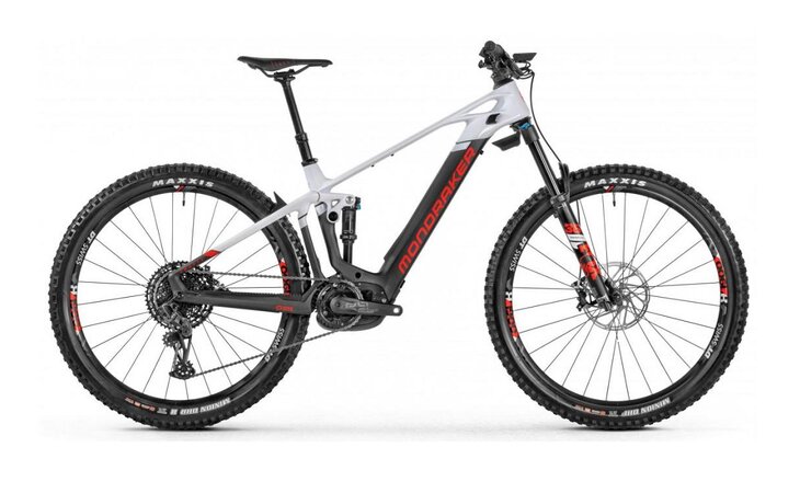 Elektrobicykel Mondraker Crafty Carbon R White/Red 2021