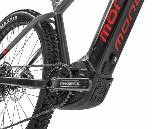 Elektrobicykel Mondraker Prime 29, Black/Nimbus Grey/Flame Red 2020