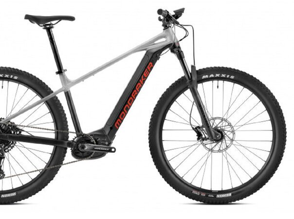 Elektrobicykel Mondraker Prime Black/Nimbus Grey/Flame Red 2023