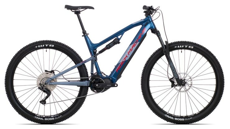 Elektrobicykel Rock Machine Blizzard INT e30-29 Metallic Matt Dark Blue/Grey/Red 2022