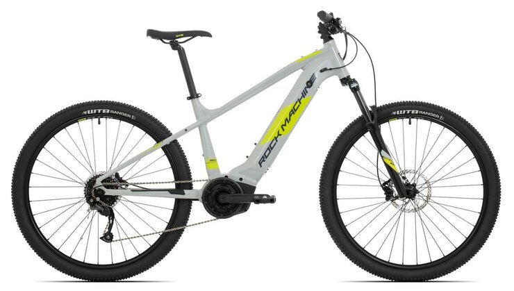Elektrobicykel Rock Machine Torrent INT e50-29B Gloss Light Grey/Dark Grey/Radioactive Yellow 2022