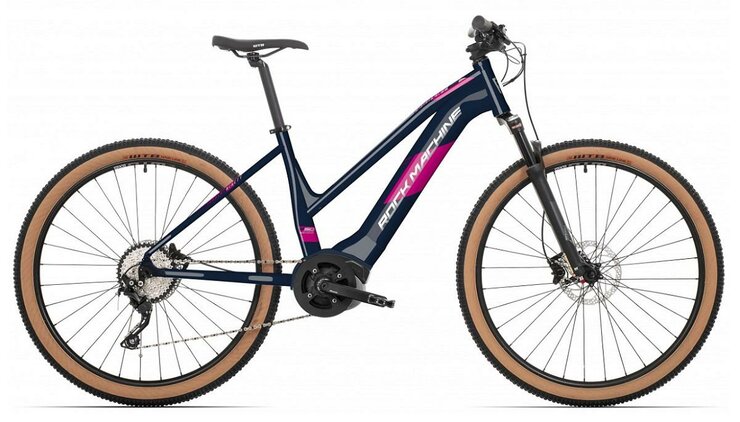 Elektrobicykel Rock Machine Torrent INT e50-29B Lady Gloss Dark Blue/Pink/Silver 2022