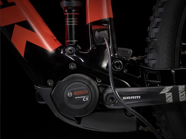 Elektrobicykel Trek Rail 9.5 SX Gloss Radioactive Red/ Trek Black 2021