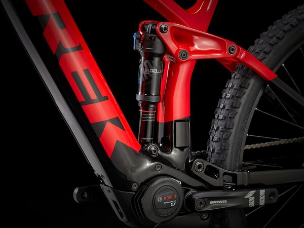 Elektrobicykel Trek Rail 9.5 SX Gloss Radioactive Red/ Trek Black 2021