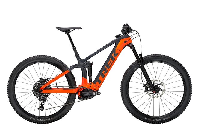 Elektrobicykel Trek Rail 9.7 NX Charcoal/Racioactive Orange 2021