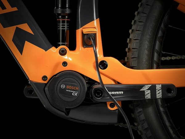 Elektrobicykel Trek Rail 9.7 NX Charcoal/Racioactive Orange 2021