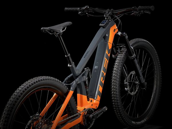 Elektrobicykel Trek Rail 9.9 XTR Solid Charcoal / Radioactive Orange 2021