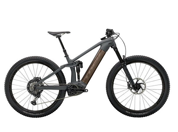 Elektrobicykel Trek Rail 9.9 XTR Solid Charcoal to Root Beer Ano Decal 2021