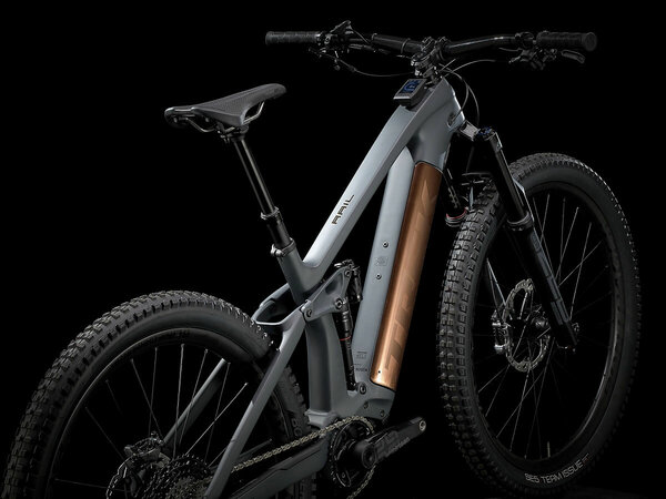 Elektrobicykel Trek Rail 9.9 XTR Solid Charcoal to Root Beer Ano Decal 2021