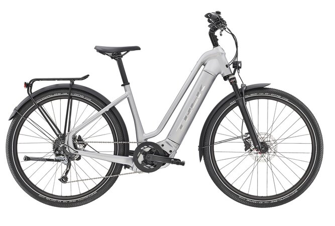 Elektrobicykel Trek Allant+ 7 Lowstep Matte Quicksilver E 2022