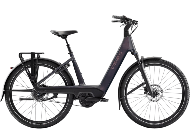 Elektrobicykel Trek Charter+ 4 Nexus 5 Belt 540Wh Lowstep Covellite Blue 2027
