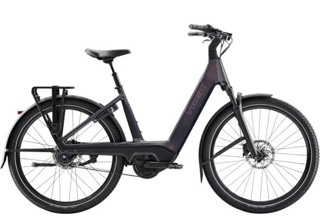 Elektrobicykel Trek Charter+ 4 Nexus 5 Belt 800Wh Lowstep Covellite Blue 2027