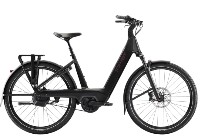 Elektrobicykel Trek Charter+ 5 Auto 800Wh Lowstep Dark Web 2027