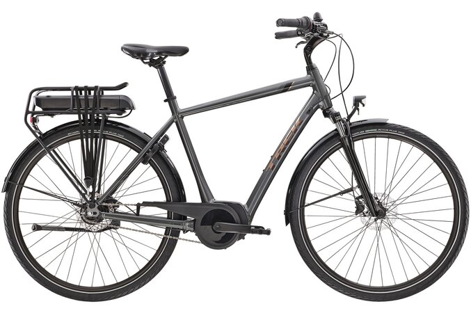 Elektrobicykel Trek District+ 1 500Wh Lithium Grey 2022