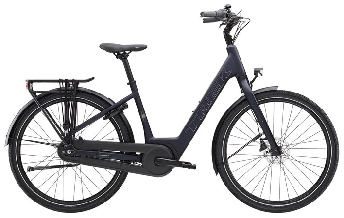 Elektrobicykel Trek District+ 1 Lowstep Matte Deep Dark Blue 2026