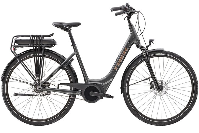 Elektrobicykel Trek District+ 1 Lowstep 400Wh Lithium Grey 2022