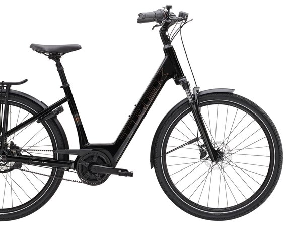 Elektrobicykel Trek District+ 2 Belt Lowstep Trek Black 2026