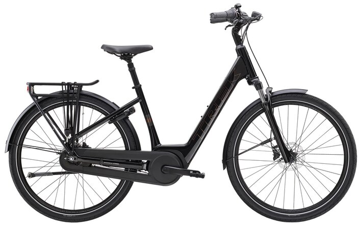 Elektrobicykel Trek District+ 2 Lowstep Trek Black 2026