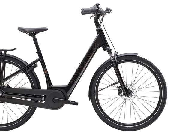 Elektrobicykel Trek District+ 2 Lowstep Trek Black 2026