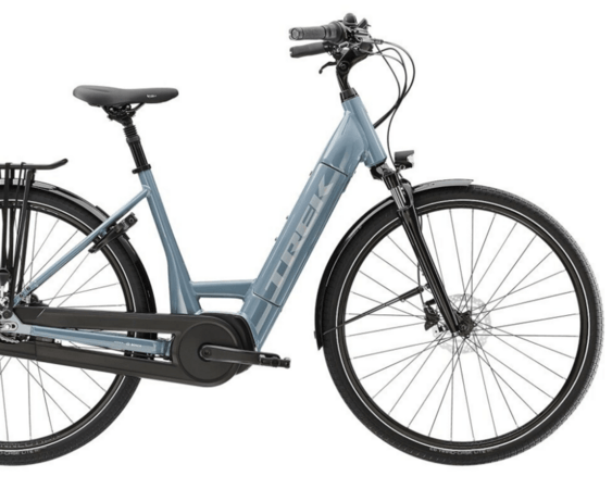 Elektrobicykel Trek District+ 3 Lowstep Battleship Blue 2023