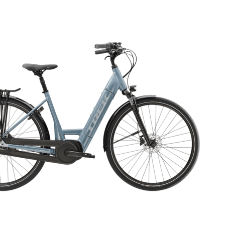 Elektrobicykel Trek District+ 3 Lowstep 500 W Battleship Blue E 2023