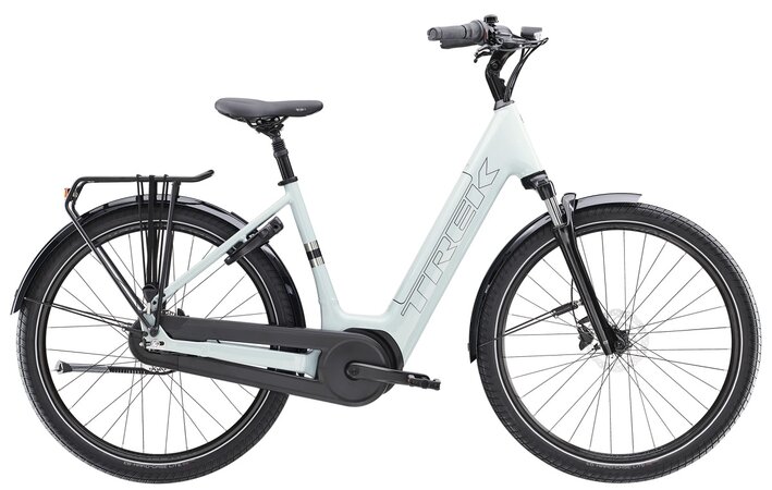 Elektrobicykel Trek District+ 3 Lowstep Plasma Grey Pearl 545Wh 2026