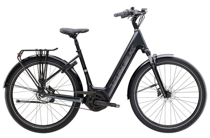 Elektrobicykel Trek District+ 3 Lowstep Belt 400Wh Lithium Grey 2026