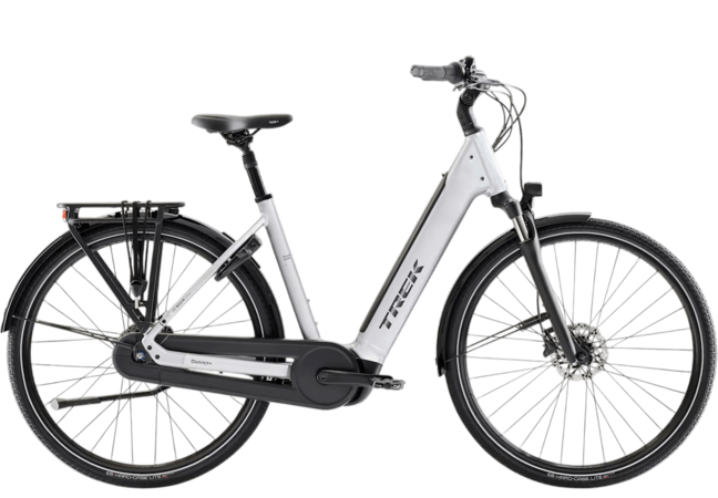 Elektrobicykel Trek District+ 3 N7 360 LS Lunar Silver 2027