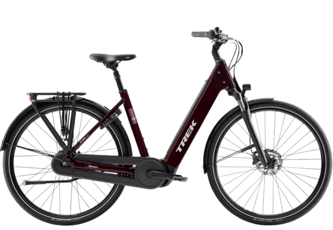 Elektrobicykel Trek District+ 3 N7 540 LS Cobra Blood 2027