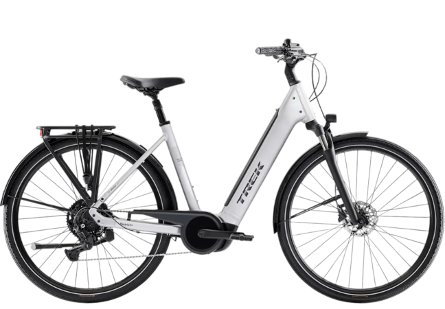 Elektrobicykel Trek District+ 3 R9 360 LS Lunar Silver 2027