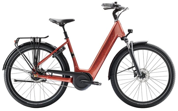 Elektrobicykel Trek District+ 4 Coaster Lowstep Pennyflake 400Wh 2026