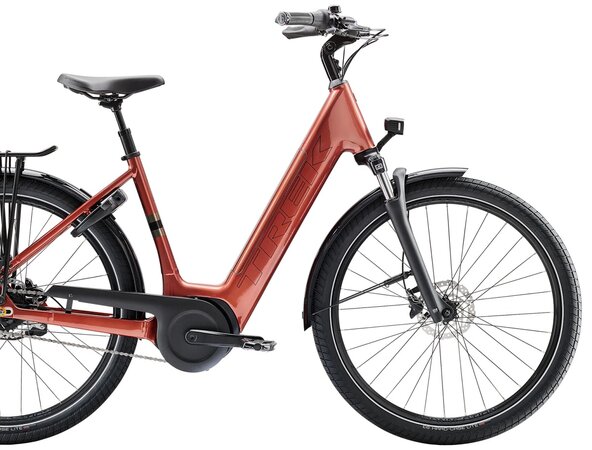 Elektrobicykel Trek District+ 4 Coaster Lowstep Pennyflake 400Wh 2026