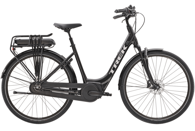 Elektrobicykel Trek District+ 4 Lowstep 300Wh Dnister Black 2022