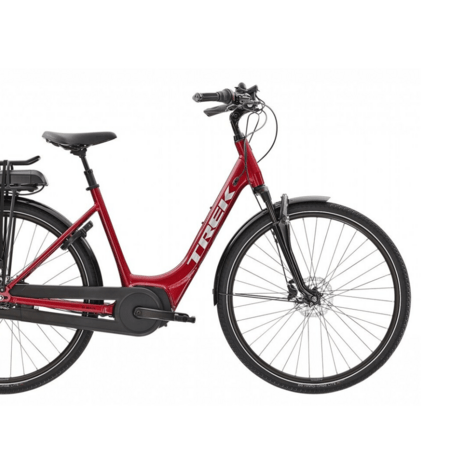 Elektrobicykel Trek District+ 4 Lowstep 500Wh Rage Red 2022