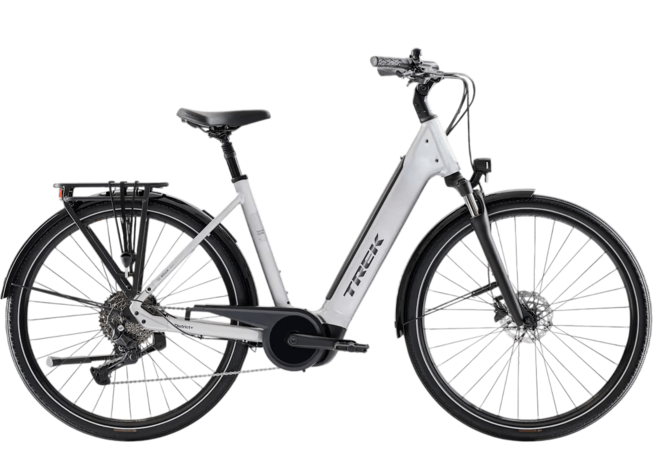 Elektrobicykel Trek District+ 4 R10 LS Lunar Silver 2027