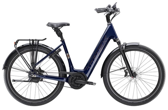 Elektrobicykel Trek District+ 5 Lowstep Deep Dark Blue 725Wh 2026
