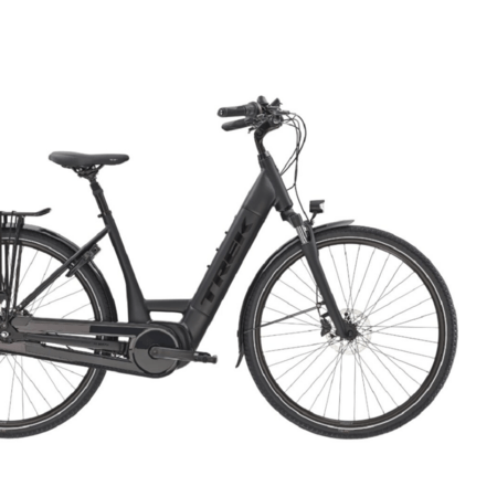 Elektrobicykel Trek District+ 6 Lowstep 400Wh Matte Trek Black 2022