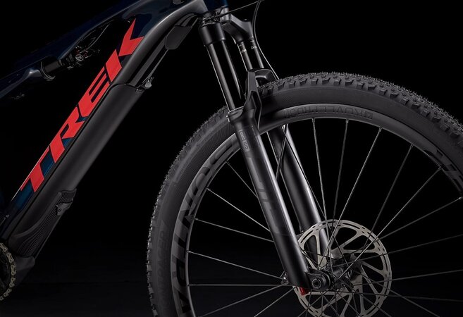 Elektrobicykel Trek E-Caliber 9.8 GX Blue Smoke/Radioactive Coral 2023