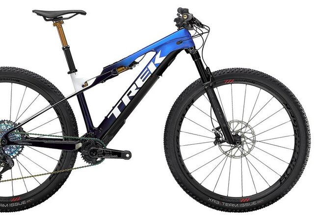 Elektrobicykel Trek E-Caliber 9.9 XX1 AXS Gloss Alpine Navy Smoke/White 2022