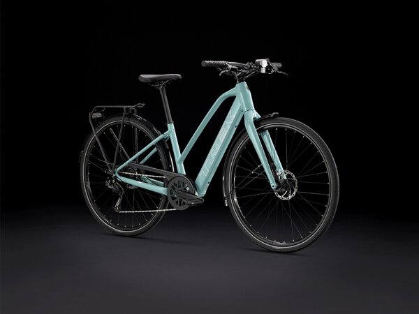 Elektrobicykel Trek FX+ 2 Stagger Blue Sage 2023