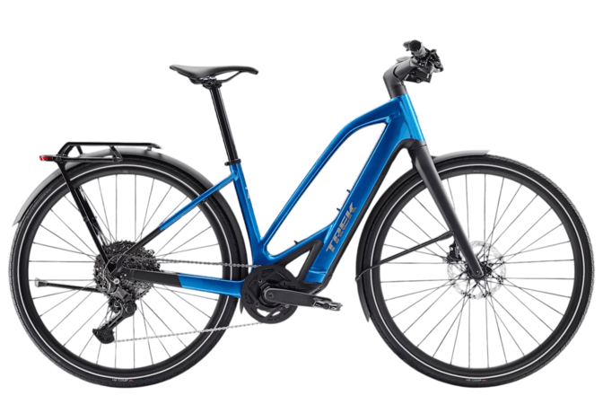 Elektrobicykel Trek FX+ 7 Mid-step Alpine Blue Gloss 2026